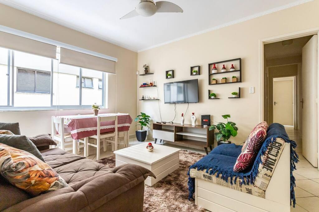 Apartamento Encantador No Guaruja, Praia Da Enseada - Apenas 600M Da Praia ! Εξωτερικό φωτογραφία